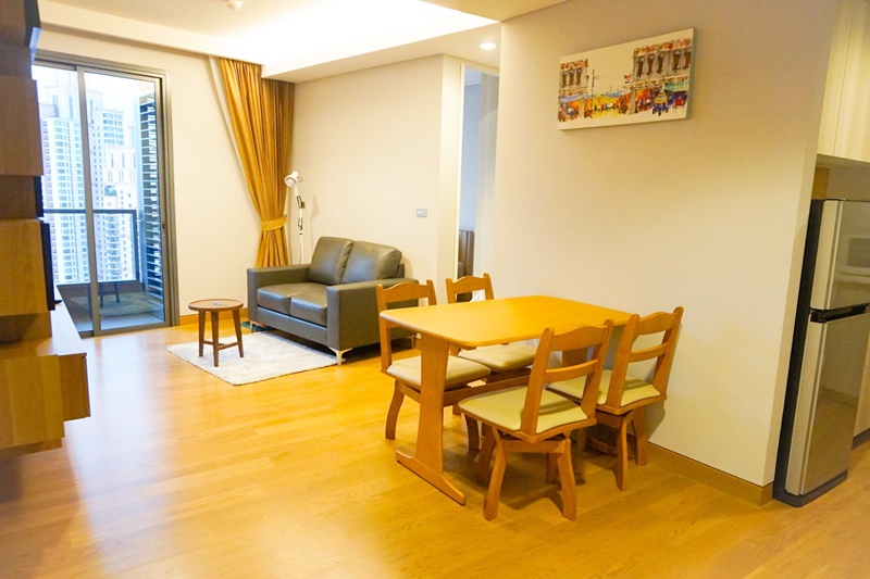 ให้เช่าคอนโด เดอะ ลุมพินี 24 พื้นที่ 55 ตร.ม. 2 ห้องนอน เช่า 50,000 บ/ด