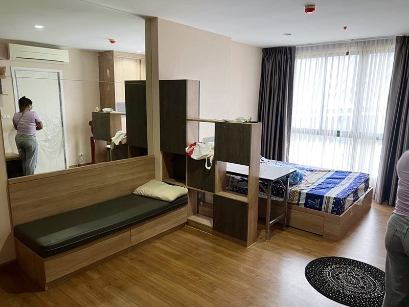 ให้เช่าคอนโด เดอะ ทรี อินเตอร์เชนจ์ พื้นที่ 30 ตร.ม. สตูดิโอ เช่า 8,500 บาท/เดือน