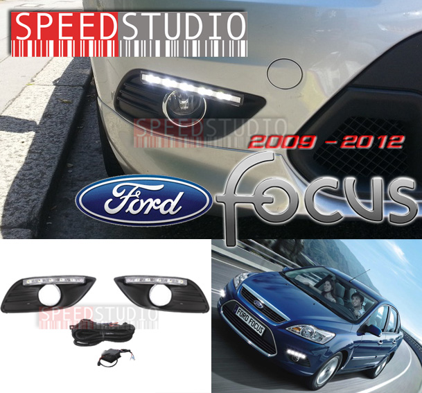ครอบไฟตัดหมอก Daytime running light DRL Day light LED Ford Focus 4 ประตู 2009 2010 2011 2012