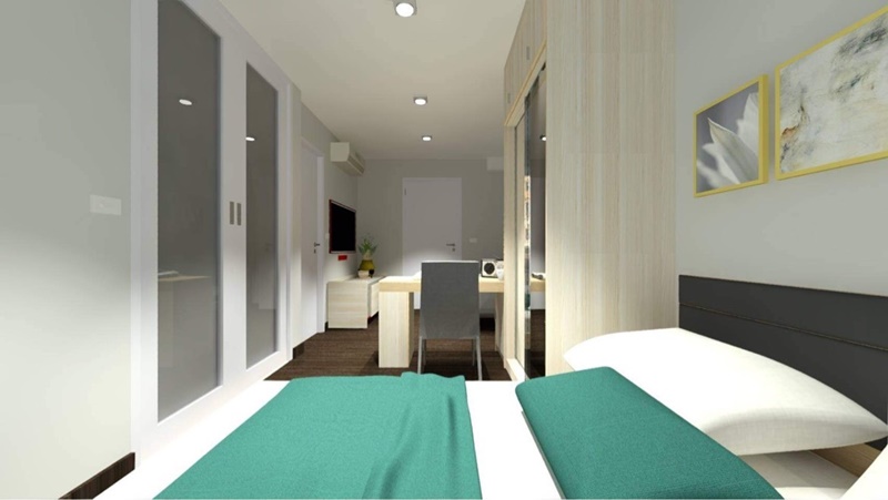 ให้เช่าคอนโดไลฟ์ อโศก ไฮป์ พื้นที่ 27 ตร.ม. ห้องสตูดิโอ เช่า 16,000 บ/ด