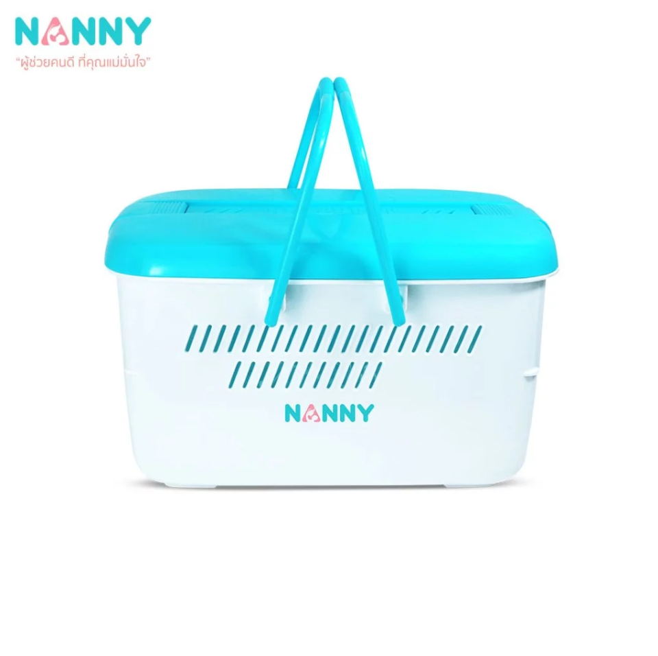 Nanny ตะกร้าใส่ของเตรียมคลอด ตะกร้าเอนกประสงค์ ขนาด 18 ลิตร