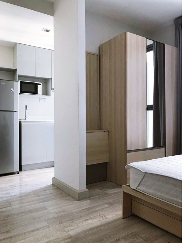 ให้เช่าคอนโด ไอดีโอ โมบิ พระราม 9 พื้นที่ 23 ตร.ม. สตูดิโอ ให้เช่า 12,000 บ/ด