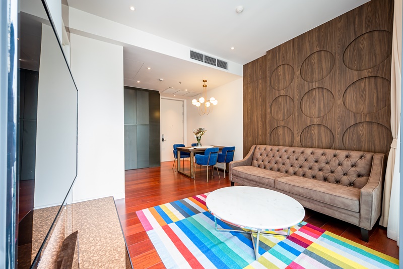 ให้เช่าคอนโด คุณ บาย ยู พื้นที่ 53.5 ตร.ม. 1 ห้องนอน ให้เช่า 65,000 บ/ด