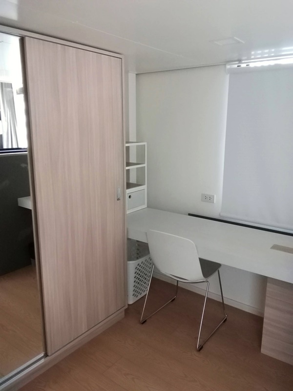 ให้เช่า ชีวาทัย เรสซิเดนซ์ อโศก พื้นที่ 28 ตร.ม. 1ห้องนอน(ลอฟท์ ดูเพล็กซ์) เช่า 25,000 บ/ด