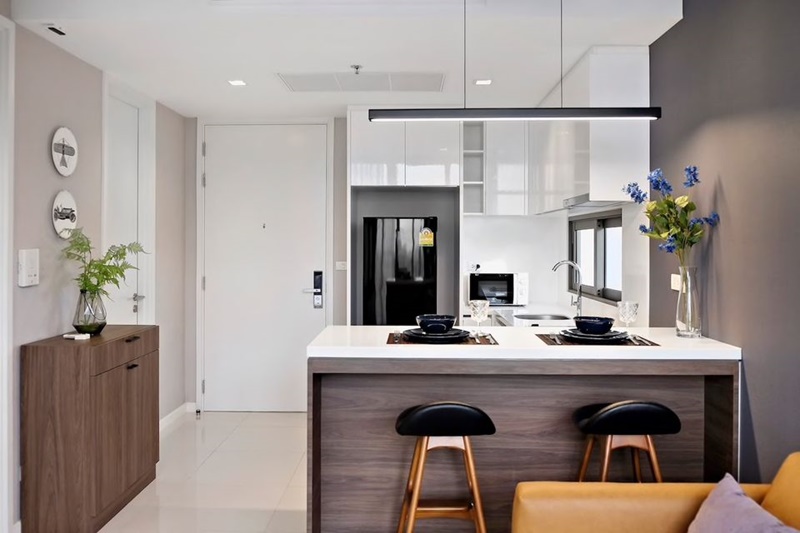 ให้เช่าคอนโด นารา 9 พื้นที่ 43 ตร.ม. 1 ห้องนอน ให้เช่า 30,000 บ/ด