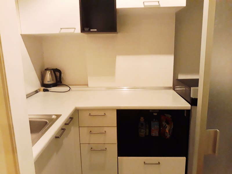 ให้เช่าคอนโด ลุมพินี เพลส พระราม 9 พื้นที่ 34 ตร.ม. 1 ห้องนอน เช่า 9,000 บ/ด