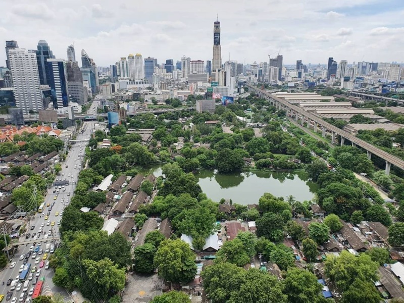 ให้เช่าคอนโด ลุมพินี สวีท เพชรบุรี-มักกะสัน พื้นที่ 40.5 ตรม. 2 ห้องนอน เช่า 25,000 บ/ด