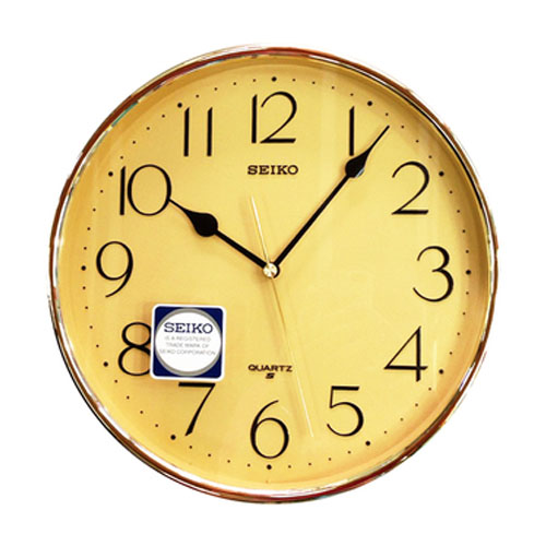 Seiko นาฬิกาแขวน รุ่น QXA001Y - Gold