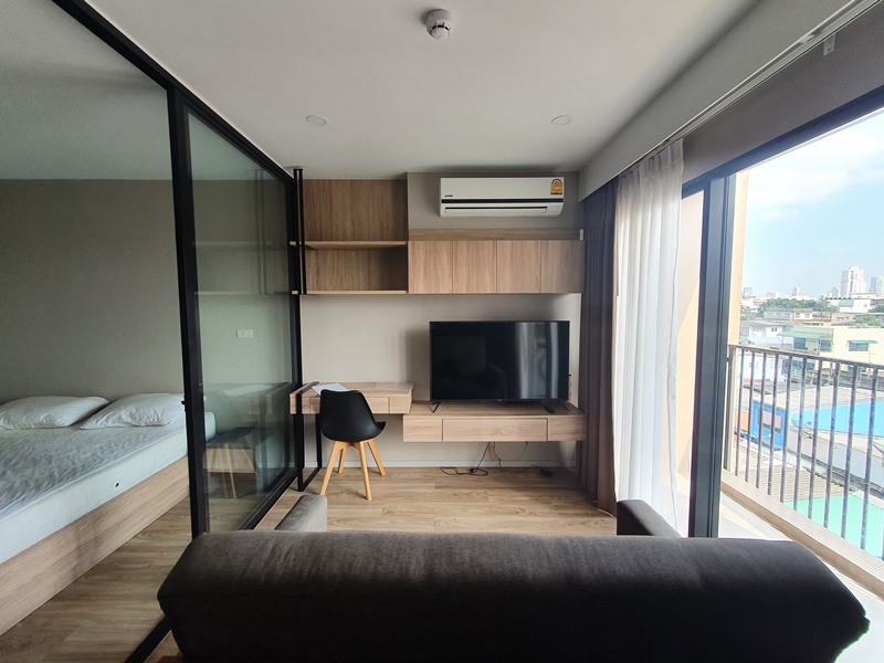 ให้เช่าคอนโด บลอสซั่ม คอนโด สาทร-เจริญราษฎร์ พื้นที่ 31 ตร.ม. 1 ห้องนอน เช่า 11,000 บ/ด