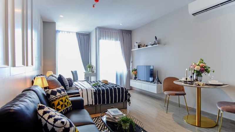 ให้เช่าคอนโด ริทึ่ม เอกมัย พื้นที่ 30 ตร.ม. ห้องสตูดิโอ เช่า 26,000 บ/ด