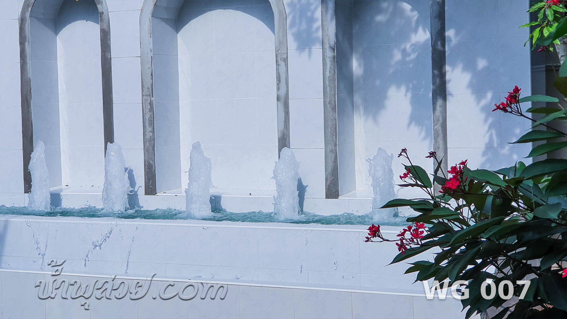 น้ำพุต้นสน บ่อน้ำล้น 2 ชั้น คุณวรรณ Grand Crystal เอกมัย-รามอินทรา