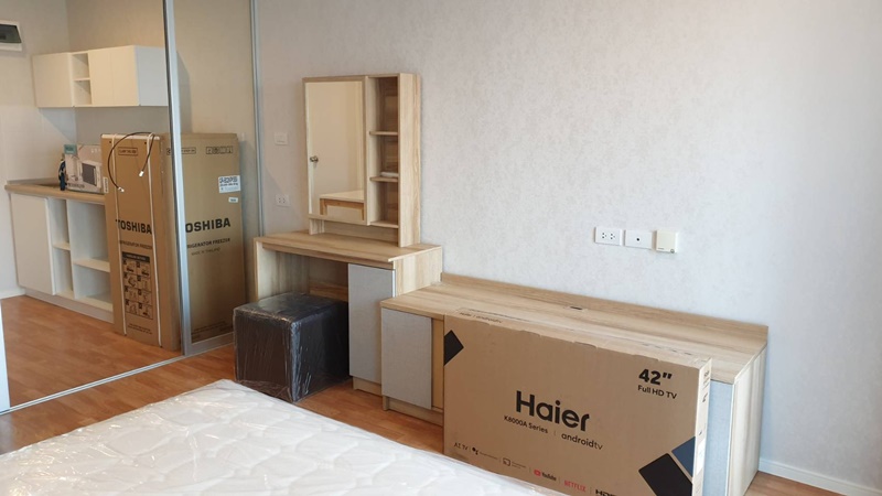 ให้เช่าคอนโด ลุมพินี วิลล์ พัฒนาการ-ศรีนครินทร์ พื้นที่ 26 ตร.ม. 1 ห้องนอน ให้เช่า 8,500 บ/ด