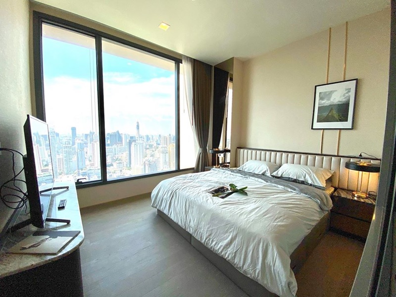 ให้เช่าคอนโด ดิ เอส อโศก พื้นที่ 46 ตร.ม. 1 ห้องนอน ให้เช่า 48,000 บ/ด