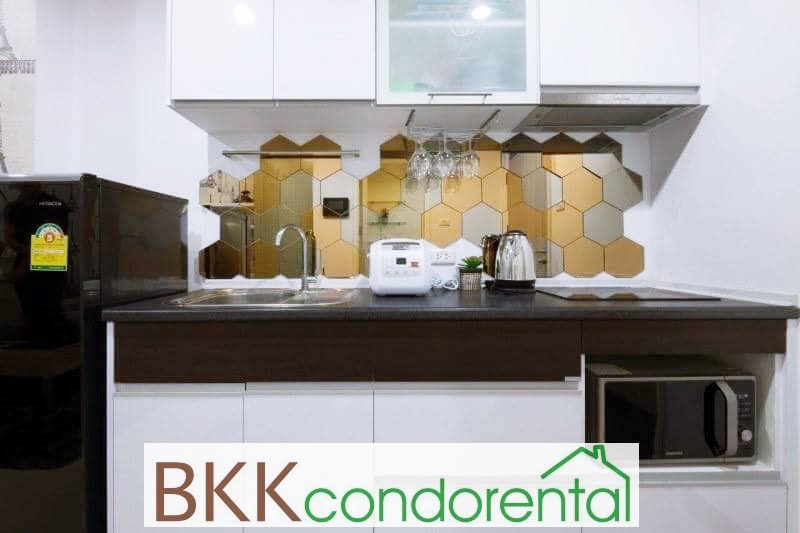 ให้เช่าคอนโด ศุภาลัย พรีเมียร์ แอท อโศก พื้นที่ 35 ตร.ม. 1 ห้องนอน เช่า 18,000 บ/ด