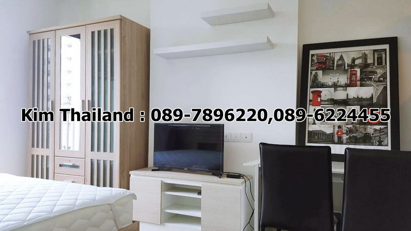 คอนโดให้เช่า ไอดิโอ คิว สามย่าน พื้นที่ 22 ตรม. Studio ให้เช่า 15,000 บ/ด