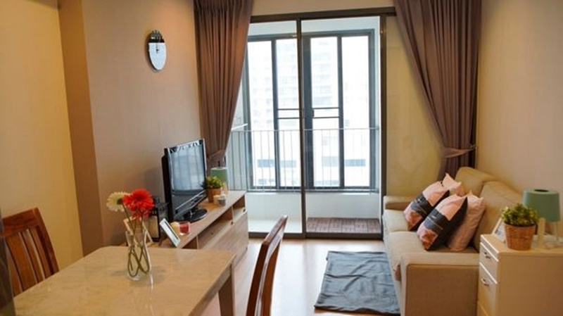 ให้เช่าคอนโด ไอดีโอ โมบิ พญาไท พื้นที่ 52.27 ตร.ม. 2 ห้องนอน ให้เช่า 25,000 บ/ด