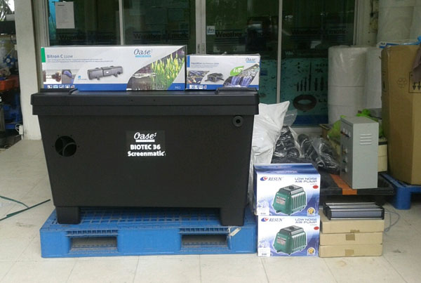 ชุดกรองน้ำ ระบบชีวภาพ Biotec Screenmatic 36 