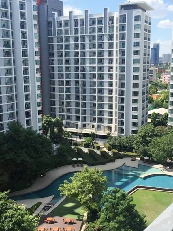 ให้เช่าคอนโด เดอะ พาร์คแลนด์ ศรีนครินทร์ พื้นที่ 49 ตร.ม. 1 ห้องนอน เช่า 9,000 บ/ด