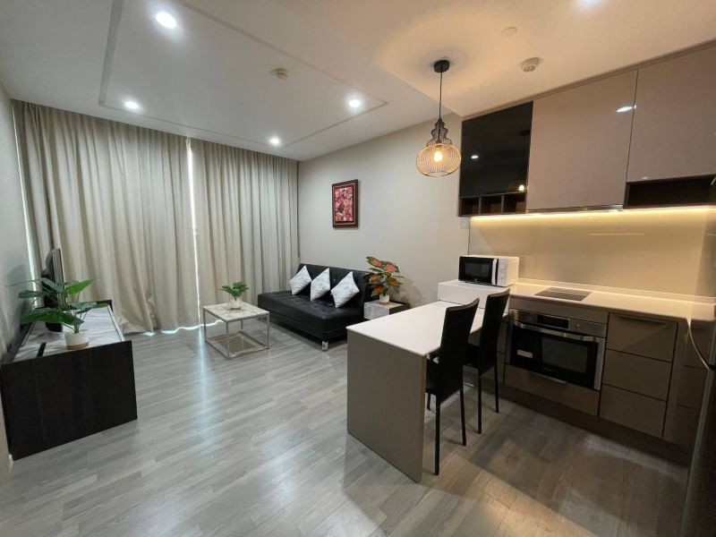 ให้เช่าคอนโด 333 ริเวอร์ไซด์ พื้นที่ 46 ตร.ม. 1 ห้องนอน