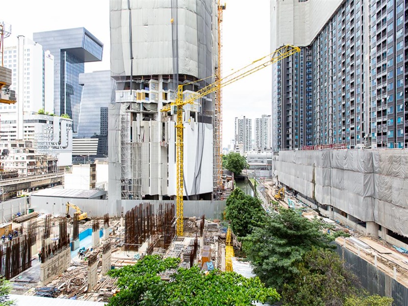 ให้เช่าคอนโด เดอะ ไลน์ อโศก-รัชดา พื้นที่ 34.8 ตร.ม. 1 ห้องนอน เช่า 18,000 บ/ด