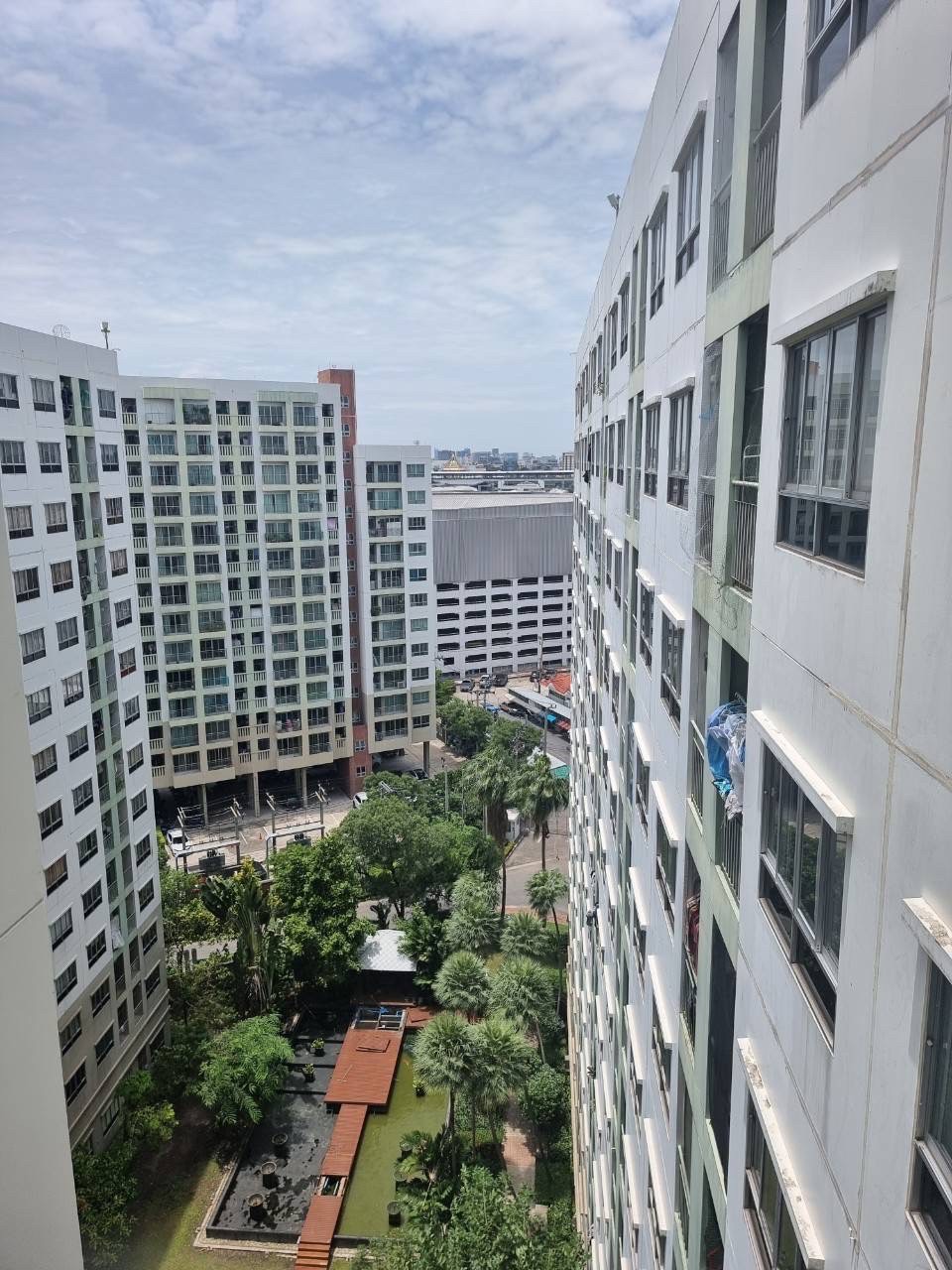 D8-28.1 คอนโดให้เช่า Lumpini Ville Ramintra-Laksi ชั้น 12 พื้นที่ 30 ตรม. วิวถนนโครงการ