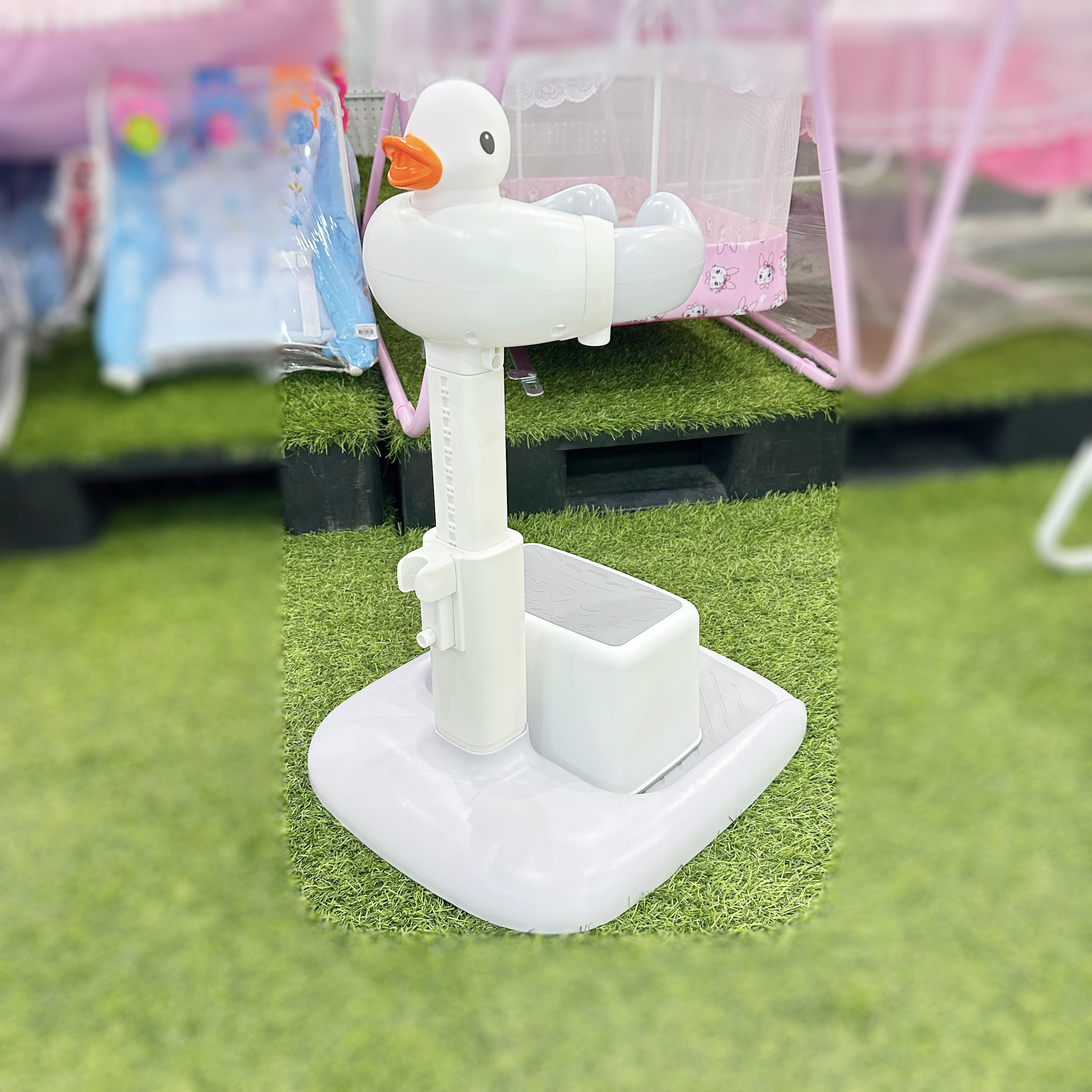 Bubble Beans อ่างอาบน้ำเด็กมีขาตั้ง เบาะเปลี่ยนผ้าอ้อม ที่ยืนอาบน้ำ ฟองน้ำ สำหรับเด็ก