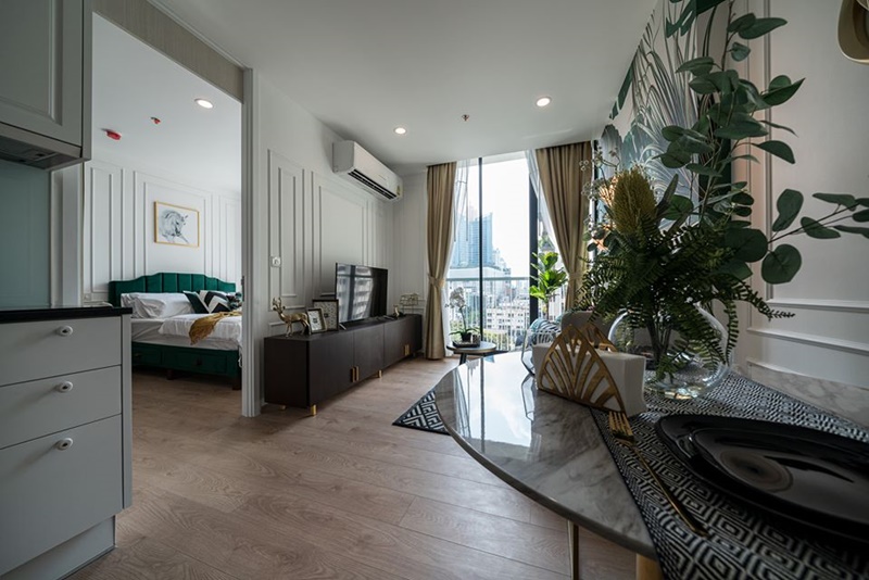 ให้เช่าคอนโด โนเบิล รีโคล พื้นที่ 35 ตร.ม. 1 ห้องนอน เช่า 30,000 บ/ด