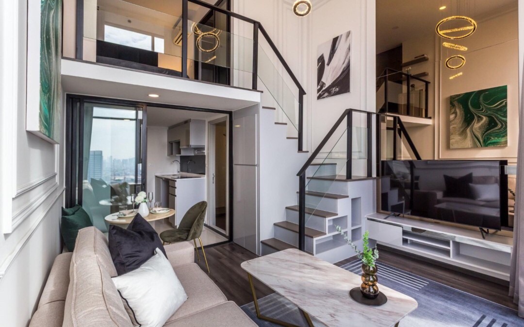 ให้เช่า ไนท์บริดจ์ สเปซ รัชโยธิน 38 ตร.ม Duplex 1 ห้องนอน ราคา 35,000 บาท/เดือน