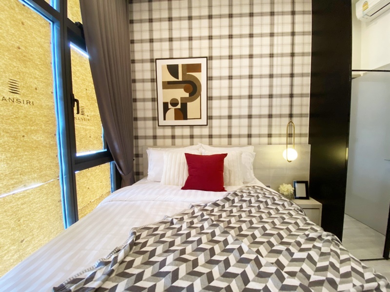 ให้เช่าคอนโด เดอะไลน์ สุขุมวิท 101 พื้นที่ 27.51 ตร.ม. 1 ห้องนอน เช่า 14,000 บ/ด