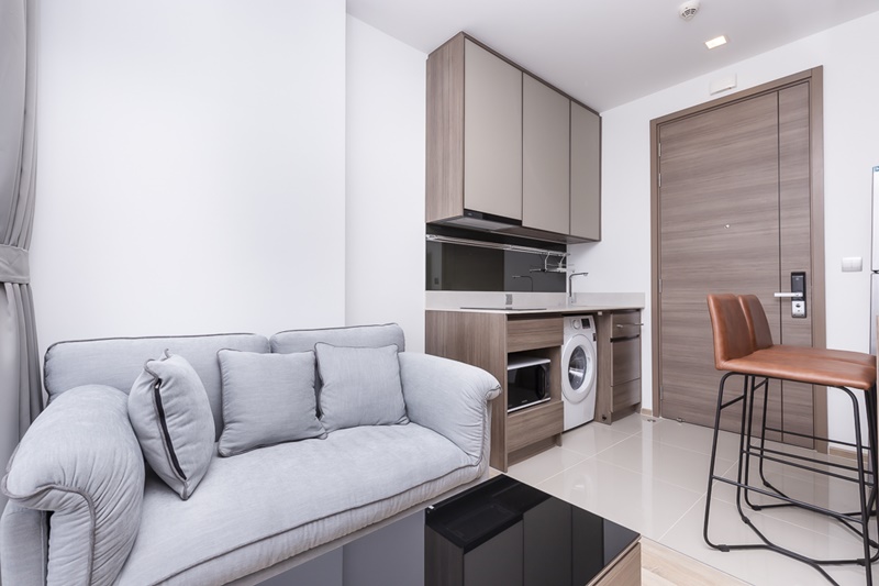 ให้เช่าคอนโด เดอะ ไลน์ พหลฯ-ประดิพัทธ์ พื้นที่ 26.91 ตร.ม. 1 ห้องนอน เช่า 17,000 บ/ด