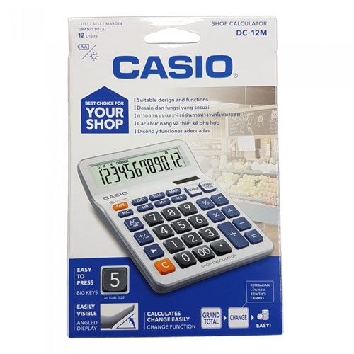Casio เครื่องคิดเลข รุ่น DC-12M