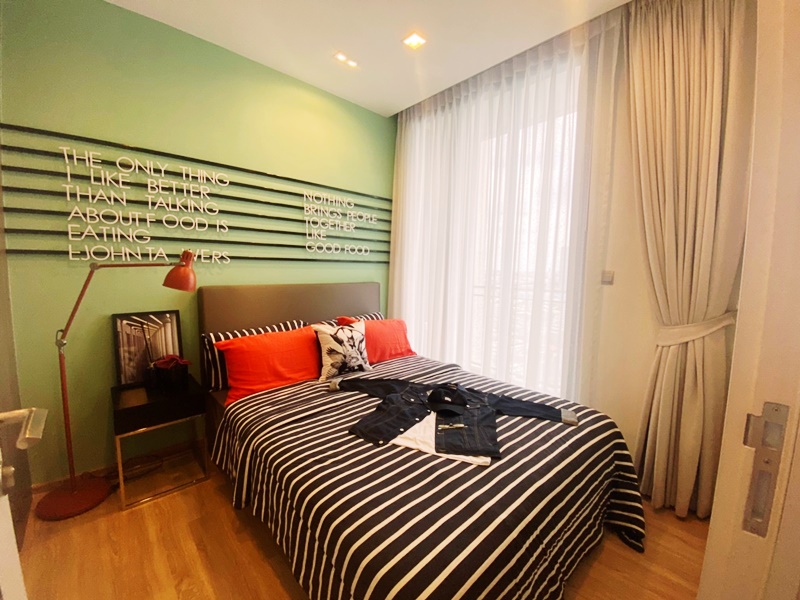 ให้เช่าคอนโด เดอะ ไลน์ พหลฯ-ประดิพัทธ์ พื้นที่ 33.89 ตร.ม. 1 ห้องนอน เช่า 18,000 บ/ด