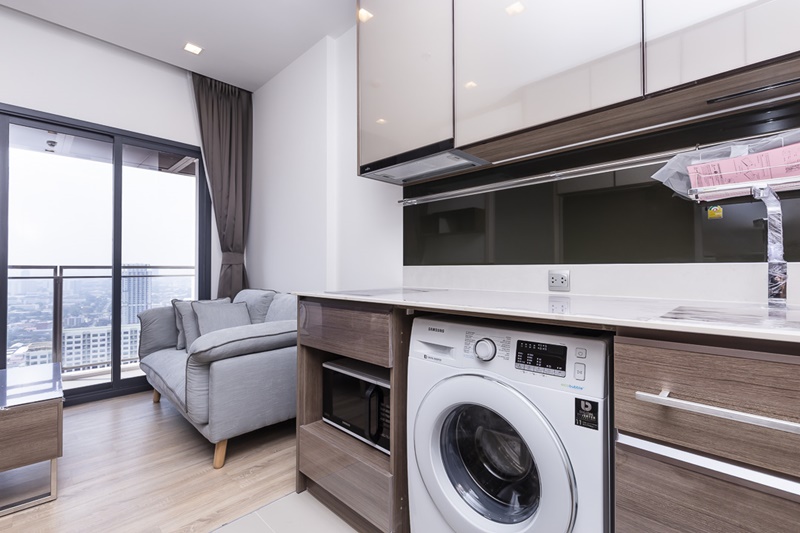 ให้เช่าคอนโด เดอะ ไลน์ พหลฯ-ประดิพัทธ์ พื้นที่ 26.88 ตร.ม. 1 ห้องนอน เช่า 16,000 บ/ด