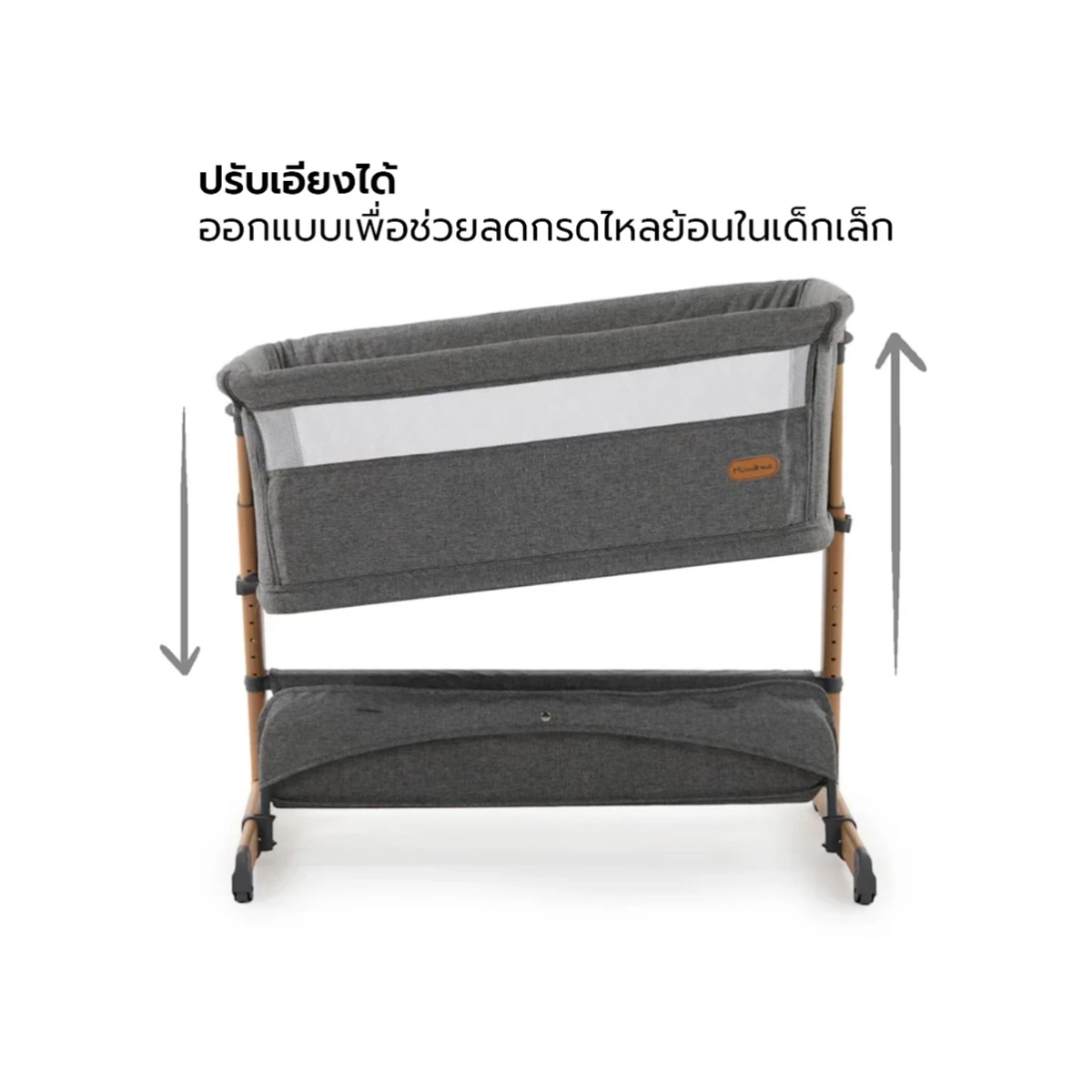 Minana เตียงนอนเด็กแรกเกิด 4 in 1 ปรับได้ 4 รูปแบบ เตียงโซฟา เตียง คอกเด็ก โซฟานั่ง