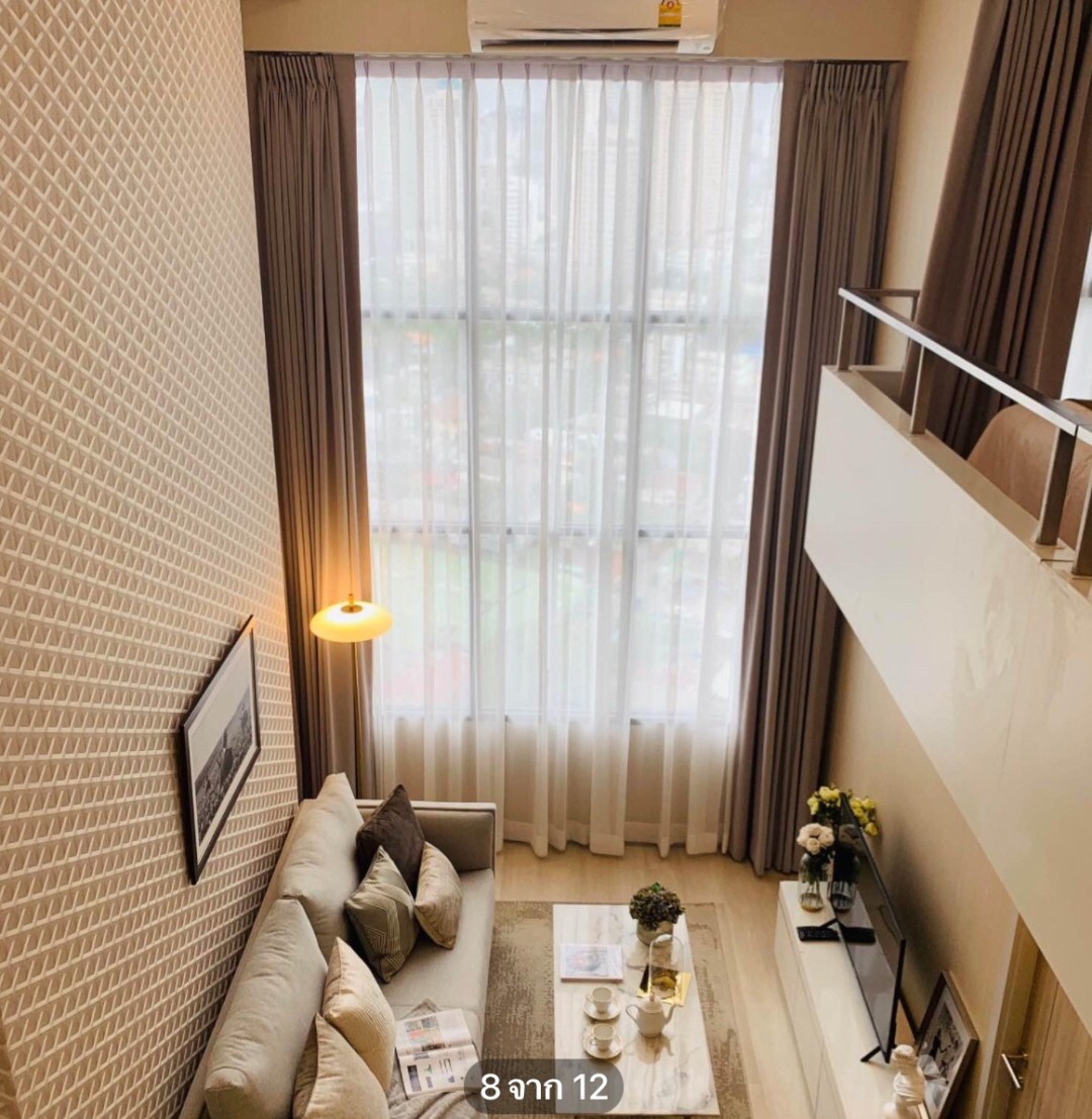 ให้เช่า ไนท์ บริดจ์ ไพร์ม สาทร 44 ตรม. Duplex 2 ห้องนอน ราคาเช่า 33,000 บาท/เดือน