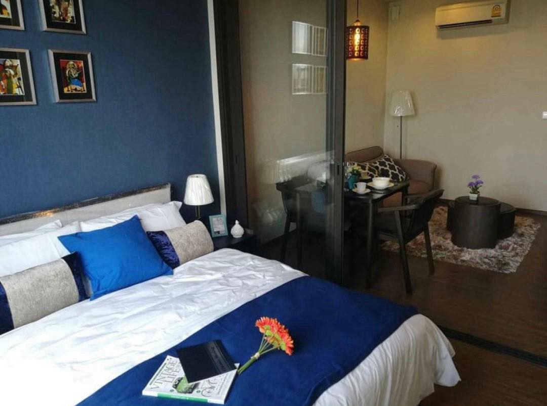 ให้เช่าคอนโด เดอะ ไลน์ สุขุมวิท 71 พื้นที่ 36 ตร.ม 1 ห้องนอน วิวสระ ราคา 20,000 บาท/เดือน