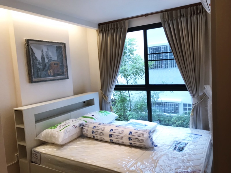 เช่าคอนโด แกรนด์ คอนโดมิเนียม วุฒากาศ 53 พื้นที่ 27 ตร.ม. 1 ห้องนอน เช่า 8,500 บ/ด