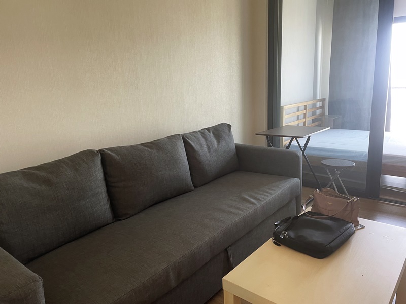 ให้เช่าคอนโด เดอะ ทรี ริโอ้ บางอ้อ พื้นที่ 31 ตร.ม. 1 ห้องนอน เช่า 10,000 บ/ด