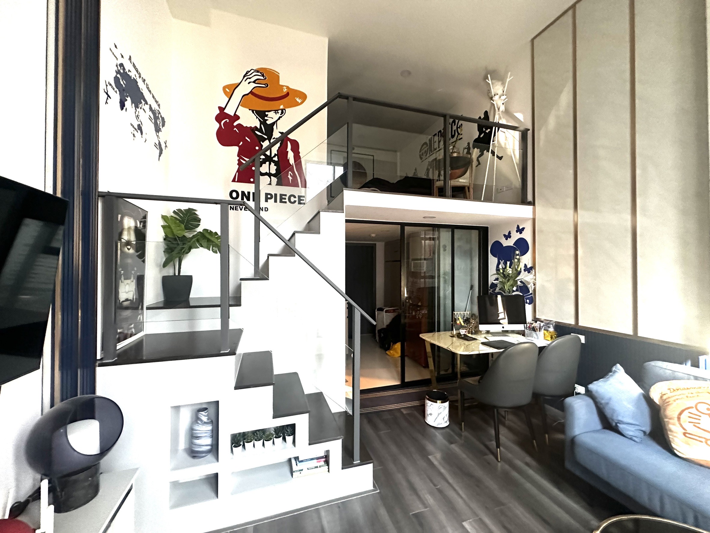 ให้เช่า ไนท์บริดจ์ สเปซ พระราม 9 พื้นที่ 28 ตร.ม. 1 ห้องนอน (ดูเพล็กซ์) ให้เช่า 30,000 บ/ด