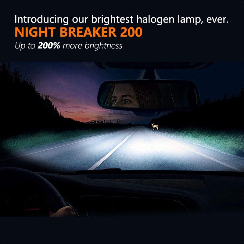OSRAM หลอดไฟ H4 รุ่น Night Breaker Laser New Gen ความสว่าง + 200%