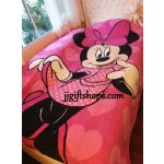 ผ้าห่มนาโน ลายมินนี่เมาส์ Minnie Mouse ขนาด 5 ฟุต เนื้อผ้านุ่มมาก ให้ความอบอุ่นได้ดี