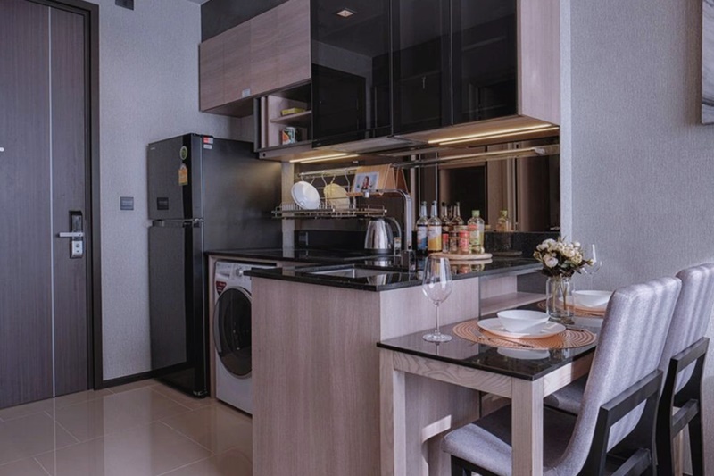 ให้เช่าคอนโด เดอะ ไลน์ อโศก-รัชดา พื้นที่ 35 ตร.ม. 1 ห้องนอน เช่า 19,000 บ/ด