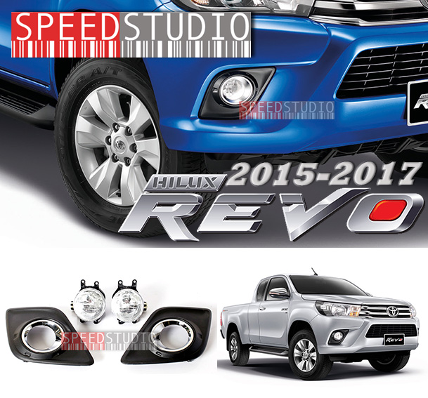 NDC ไฟตัดหมอก สปอร์ตไลท์ Toyota Revo 2015 - 2017 โครเมียม