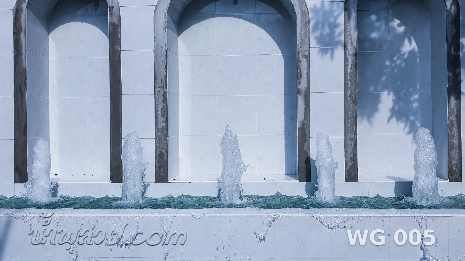 น้ำพุต้นสน บ่อน้ำล้น 2 ชั้น คุณวรรณ Grand Crystal เอกมัย-รามอินทรา