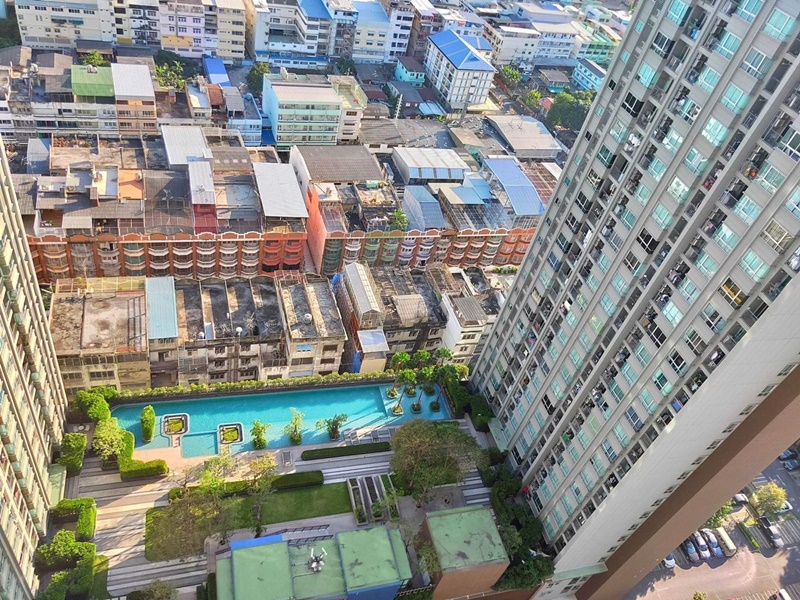 ให้เช่าคอนโด เดอะ พาร์คแลนด์ รัชดา-ท่าพระ พื้นที่ 35 ตร.ม. 1 ห้องนอน เช่า 10,000 บ/ด