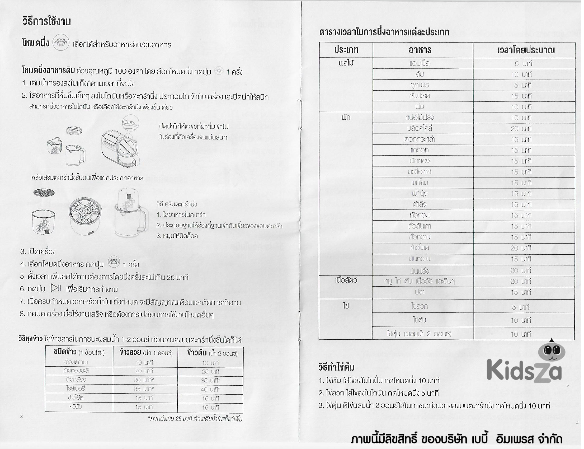 OONEW เครื่องปั่นพร้อมนึ่งอาหาร เครื่องปั่นอาหาร สำหรับเด็ก รุ่น masterchef