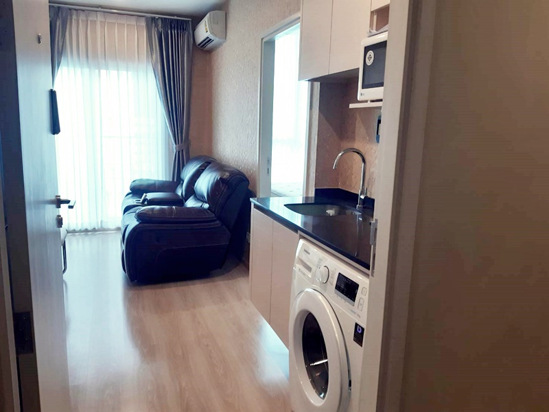 ให้เช่าคอนโด โนเบิล รีวอลฟ์ รัชดา พื้นที่ 26 ตร.ม. 1 ห้องนอน เช่า 14,500 บ/ด