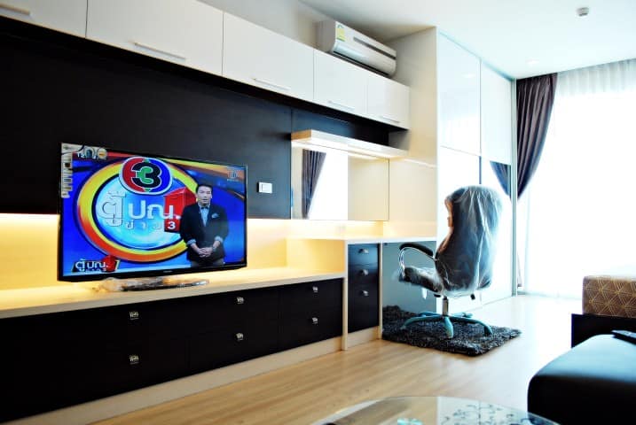 ให้เช่า สกายวอล์ค คอนโดมิเนียม พื้นที่ 40 ตร.ม. สตูดิโอ ให้เช่า 33,000 บ/ด