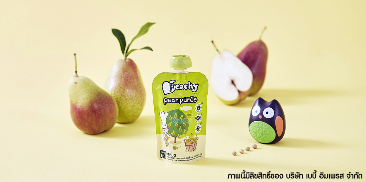 Peachy พีชชี่ อาหารบด เสริมสำหรับทารกและเด็ก [เหมาะสำหรับเด็กอายุ 6 เดือน - 3 ปี]