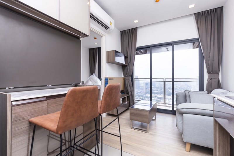 ให้เช่าคอนโด เดอะ ไลน์ พหลฯ-ประดิพัทธ์ พื้นที่ 26.88 ตร.ม. 1 ห้องนอน เช่า 16,000 บ/ด